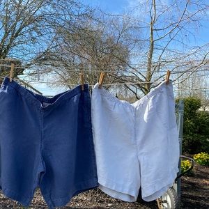 J. Jill shorts very nice quality linen